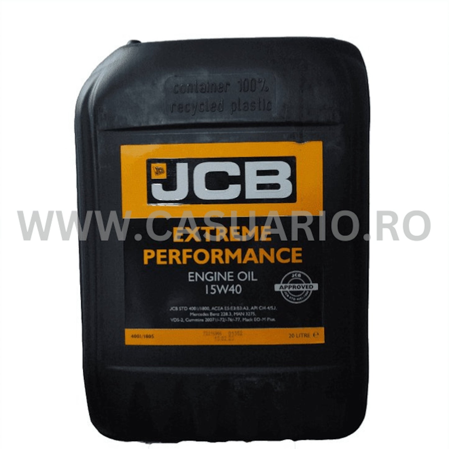 Ulei Motor JCB 15W40 EP 20L : 4001/1805